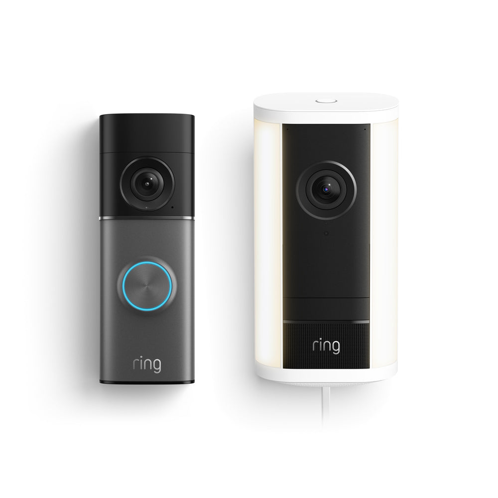 Wired Doorbell Pro (3rd Gen) + Spotlight Cam Pro, Plug-In (2nd Gen)