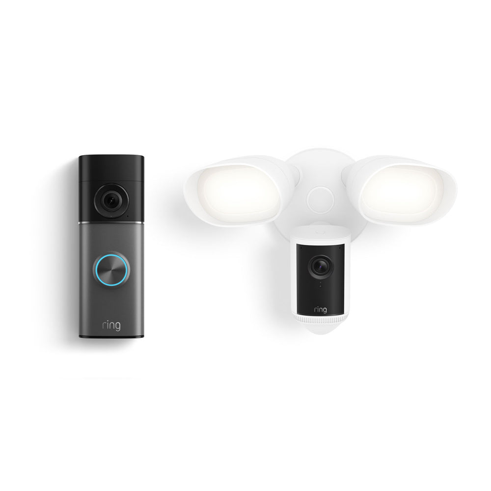 Battery Doorbell  Pro (Newest Model) +  Floodlight Cam Pro, Wired (Newest Model)