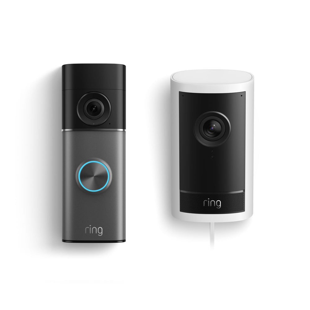 Battery Doorbell  Pro (Newest Model) +  Outdoor Cam Pro,  Plug-In