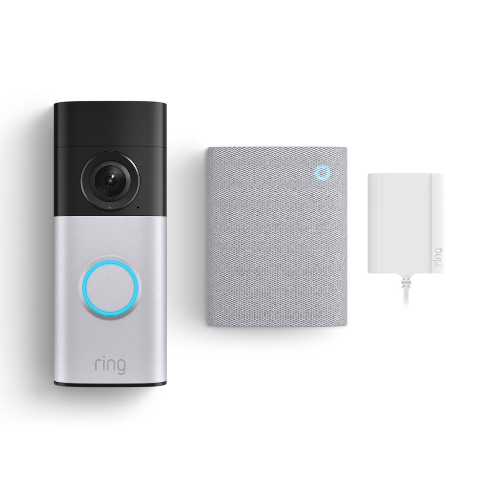 Wired Video Doorbell Plus with Plug-in Adaptor + Chime 3rd Gen