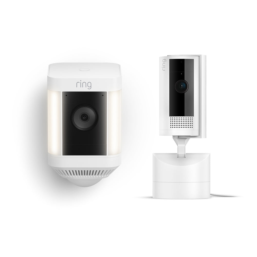 Pan-Tilt Indoor Cam + Spotlight Cam Plus Plug-In