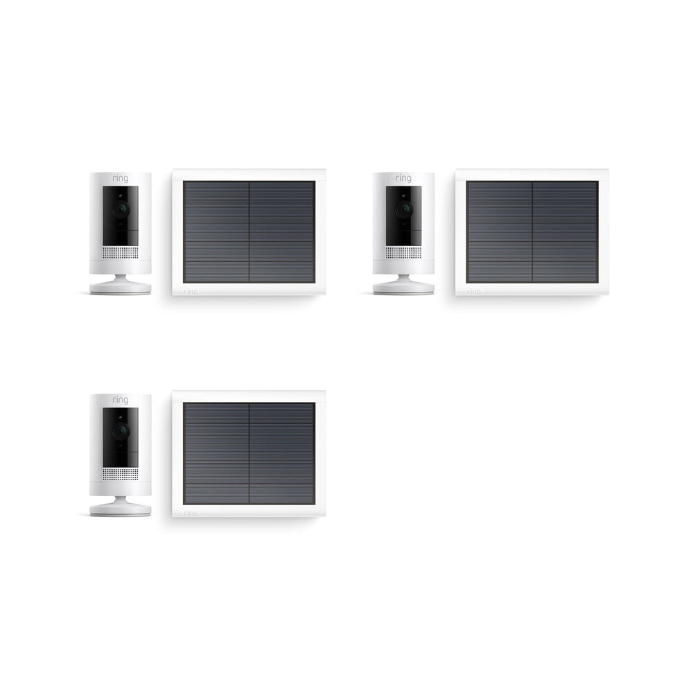 Lot de 3 caméras extérieures solaires (Stick Up Cam)